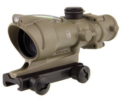 Trijicon ACOG 4x32mm, Green Chevron .223/5.56 BDC Reticle, FDE, Rifle Scope - $1099.99 