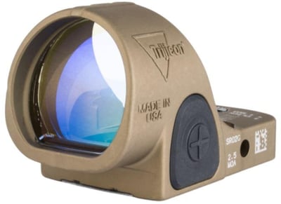 Trijicon SRO Adjustable, 2.5 MOA, Coyote Brown, Green Dot Sight - $577.77 