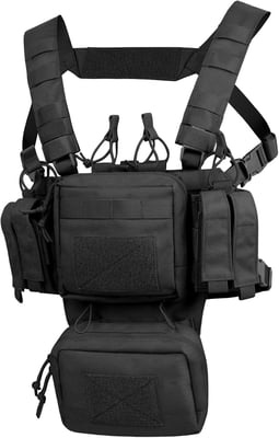 VISMIX Tactical Chest Rig, Adjustable & Detachable with Magazine Pouch (Black) - $51.84 + FREE Shipping