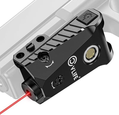 CVLIFE Picatinny Red/Green Laser Magnetic Rechargeable for 21mm Picatinny Rail Mount Low Profile with Ambidextrous Switches - $15.29 w/code "FOLHGF6L" + 15% Prime discount + FREE Shipping