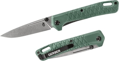 Gerber Gear Zilch Folding Pocket Knife, 3.1" Plain Edge Blade, Baltic Haze - $17.50 + FREE Shipping
