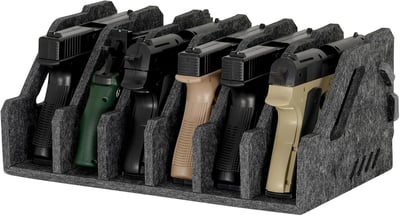 Pistol Rack for Gun Safe, Soft Felt, Scratch Resistance, Anti-Slip Revolver Firearm Stand Display Holder - $22.98 + FREE Shipping