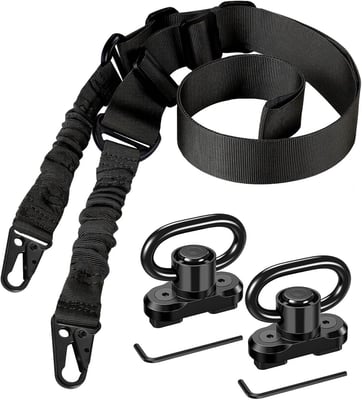 CVLIFE Two Point Sling with 2 Pack Anti-Rotation Swivels Adjustable Length - $7.49 w/code "36WNXIN4" + FREE Shipping