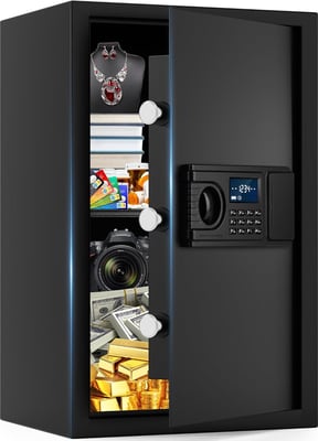3.0 Cuft Fireproof, Waterproof, Digital Safe With LCD Programmable Keypad, Backup Keys, Smart Alert - $99.99 + FREE Shipping