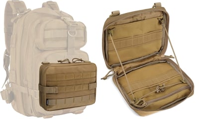 WYNEX Tactical Admin Molle Pouch, Medical EDC EMT Utility Bag Shell Design 1000D Nylon (Color options available) - $14.99 + FREE Shipping