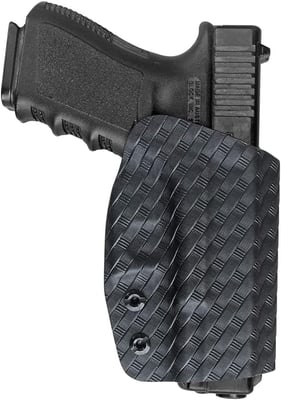 OWB Kydex Holster for Glock 19 19x 25 30s 44 45 17 Glock 26 (Gen 1-5) / 22 23 27 31 32 33 (Gen 3-4) Waistband Outside Carry 1.5"-2" Belt Clip Right - $29.99 + FREE Shipping