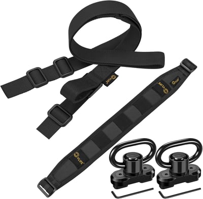 50% off CCVLIFE Two Point Sling Upgrade Wide Padded Sling with Removable Sling Swivels Quick Adjust Traditional Sling Length Adjustable for Outdoor Activities w/code EQZ48FUB - $8.49 + FREE Shipping