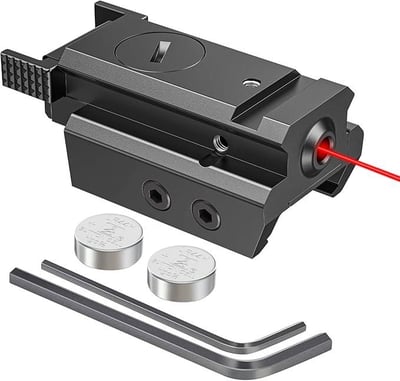 EZshoot Red Dot Laser Sight 20mm Standard Picatinny Weaver Rail - $8 w/code "8IVTNM8L" + FREE Shipping