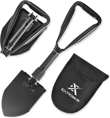 Extremus Heavy Duty Carbon Steel Military Foldable Shovel - $15.99 + FREE Shipping