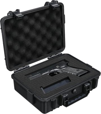 CVLIFE TSA Approved Pistol Case with Customizable Pre-cut Foam Insert, Waterproof & Shock Proof - $23.99 w/code "8OWTDHLB" + FREE Shipping