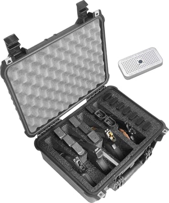 Case Club 4 Pistol and 16 Magazine Pre-Cut Heavy Duty Waterproof Case with Included Silica Gel Canister Gen-2 - $59.95 + FREE Shipping