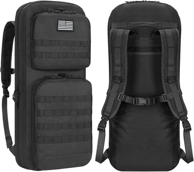 CVLIFE 30" Double Soft Rifle Case with Lockable Zipper Hideable Straps Black - $38.99 w/code "G73RX8ZC" + FREE Shipping