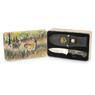 PUMA SGB Blacktail Fixed-blade Knife with Gift Tin - $13.50 (Buyer’s Club price shown - all club orders over $49 ship FREE)