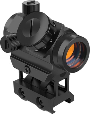 Feyachi RDS-25 Red Dot Sight 4 MOA Micro Red Dot Gun Sight Rifle Scope with 1 inch Riser Mount - $29.99 + FREE Shipping