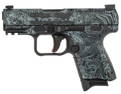 Canik TP9 Elite 9mm Pistol 3.6" 9mm 15rd, Damascus Blue - HG5610DB-N - $349.99