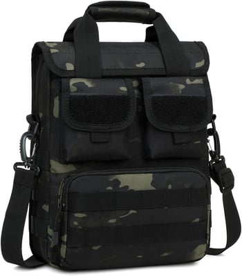Tactical Messenger Bag Men MOLLE Sling Shoulder Pack Briefcase Gear Handbags Utility Carry Satchel (Black Camouflage) - $9.99 + FREE Shipping