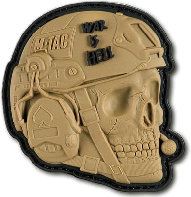 M-Tac Tactical Operator Skull Patches for Vest, Backpacks, Hats with Hook Fastener Backing (Multiple Colors) - $8.85 + FREE Shipping