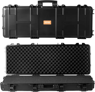 VEVOR Rifle Hard Case with 4 Layers Fully-protective Foams, Lockable with Wheels, IP67 Waterproof & Crushproof, for Rifles or Shotguns - $69.21 + FREE Shipping