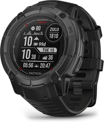 Garmin Instinct 2X Solar - Tactical Edition, Rugged GPS Smartwatch, Built-in Flashlight, Ballistics Calculator, Solar Charging Capability, Black - $299.99 + FREE Shipping