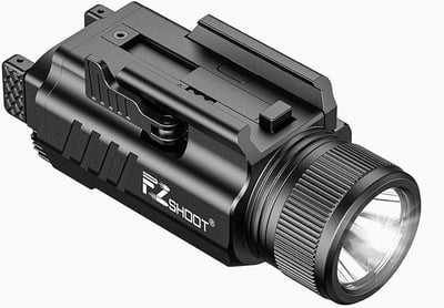 EZshoot 2000 Lumen LED Weaponlight with Quick Install Adjustable Slide Rail, Magnetic Rechargeable Strobe for Picatinny or GL Rail - $34.94 w/code "X4975TG8" + $6.31 Prime discount + FREE Shipping
