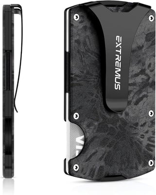 Extremus Mens Wallet, Slim Tactical Wallet with Money Clip and Credit Card Holder, Rfid Blocking Wallet - $7.09 (Apply 50% Off coupon below price) + Free Shipping