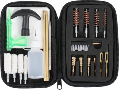 WEDNBR Universal Handgun Cleaning Kit for .22 .357/.38/9mm .40 .45 Caliber - $12.59 w/code "30TWX7BW" + FREE Shipping