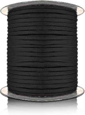 WEBSUKA 100ft 650lb Paracord Parachute Cord - 9 Strand Paracord Rope, Survival Paracord for Hiking, Outdoor, Camping, Crafting, DIY Projects Black/Blue - $3.99 + FREE Shipping