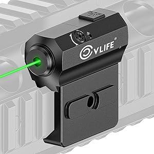 CVLIFE Red/Green Laser Sight Compatible with M-Lok and Picatinny Rail Low Profile Rechargeable - $23.99 w/code "GUHPEV9W" + FREE Shipping