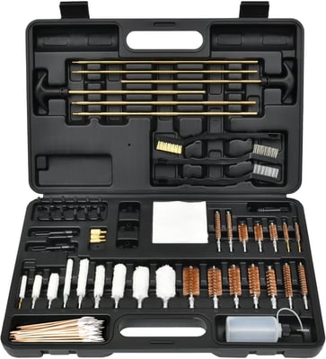 GLORYFIRE Gun Cleaning Kit Universal for Guns, Gun Brushes for Pistol, Handgun, Shotgun, Elite Brass Rods and Wire Rope, Hunting Gear Gun(Use code IVFV74QW) - $19.99 + FREE Shipping