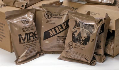 MREs (Meals Ready-to-Eat) Genuine U.S. Military Surplus Assorted Flavor (4-Pack) - $40 (Free S/H over $25)