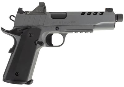 Tisas 1911 Night Stalker 9mm 10+1rd 5.5" Threaded Barrel Pistol w/ RFX11 Green Dot - $499.99 