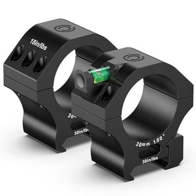 CVLIFE 30mm Scope Rings with Level Bubble for Picatinny Rails 2 Pieces - $16.99 w/code "WBGJ8Q6Q" + FREE Shipping