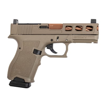 PSA Dagger Complete SW3 RMR Pistol W/Copper Spiral Fluted Non-Threaded Barrel, Flat Dark Earth - $359.99