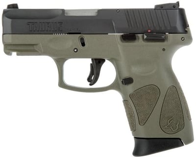Taurus G3c 9mm 3.2" barrel 12rd Black/ODGreen - $234.99 