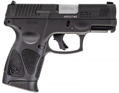 TAURUS G3C 9mm 3.26" barrel 12rd Pistol w/ Ameriglo Night Sights Black - $249.99