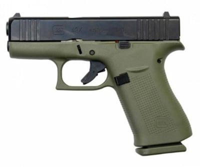 Glock 43 X Battle Field Green Frame 9 mm FS 2-10 Rd Mags - $429.99 (19.99 Shipping) 