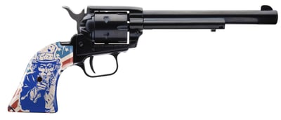 Heritage Rough Rider .22 LR 6.5" barrel 6 Rnds Black w/ Uncle Sam Grips - $105.99