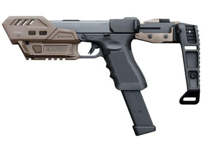 Recover S-Pro MG, Pistol Stabilizer Conversion Kit, Spring-Loaded Brace, M-LOK Mounts, Modular, Optics Ready - $229.99  