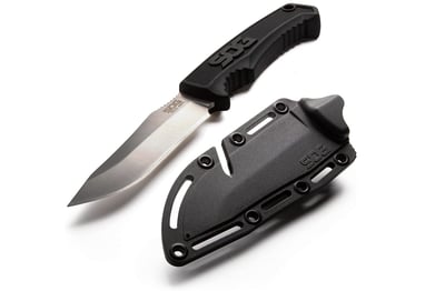 SOG Survival Knife with Sheath - Field Knife Fixed Blade Knives 4 Inch Tactical Knife and Bushcraft Knife w/Full Tang Hunting Knife Blade (FK1001-CP) - $27.14 + FREE Shipping