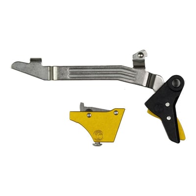 Timney Alpha Competition Trigger for Glock Models, Gold - ALPHA GLOCK 34 GOLD - $89.99 
