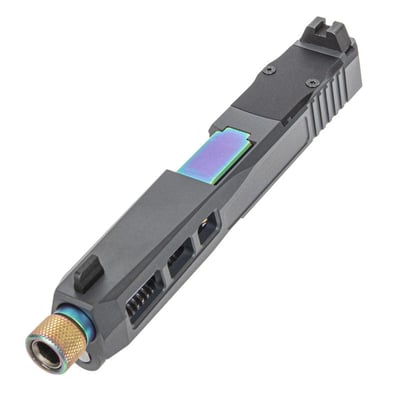 PSA Dagger Complete SW1 RMR Slide Assembly W/ Chameleon Threaded Barrel, Gray - $169.99