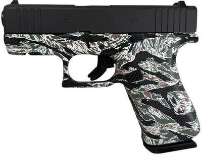 Glock G43X 9mm 3.41" barrel 10 Rnds Black Tiger Camo - $461.61