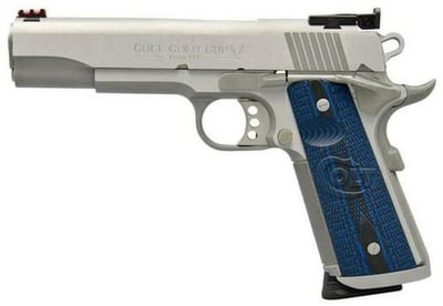 Colt Gold Cup Trophy *Factory Blemished* .45 ACP 5" Barrel G10 Grips SS 8rd - $1669.99 after code "WELCOME20"