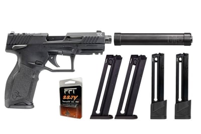 Taurus TX22 Gen 2 T.O.R.O. 22LR Optic Ready 5 Mag Bundle with Q El Camino Suppressor and Freedom Fingers FRT NFA Item - No Returns - $749.99 (Free S/H on Firearms)
