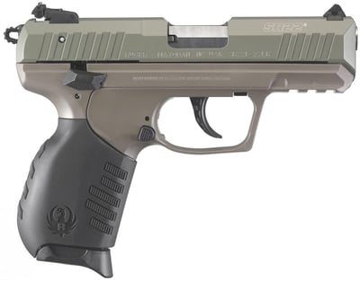 RUGER SR22 Elite 22LR 3.5" 10rd Pistol - Earth / Jungle Green - $378.99 