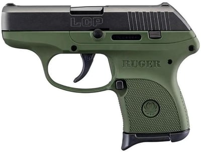 Ruger LCP .380 ACP 2.8" barrel 6rd Green & Black - $179.99 (FREE Shipping on Firearms)