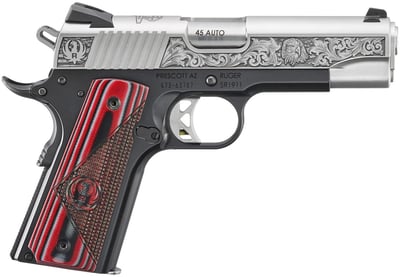Ruger SR1911 Commander-Style 45 ACP 4.25" barrel 7 Rnds Red Barn Street Edition - $1499.99 