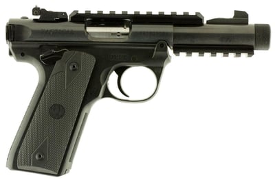 Ruger Mark IV 22LR 4.4" Barrel Black Poly Grips 10rd Mag - $467.40 + Free Shipping