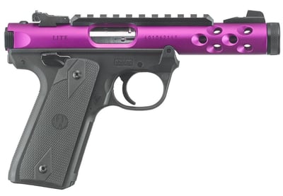 Ruger Mark IV 22/45 Lite 22LR Magenta Anodized with Threaded Barrel - $499.99 + Free Shipping