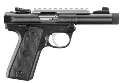 Ruger Mark IV 22/45 4.4" Barrel .22 LR 10+1 Round Black - $325.79 + Free Shipping 
